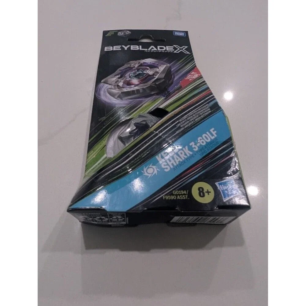 Beyblade X Keel Shark 3-60LF Booster Pack Set with Attack Type Battling Top NEW